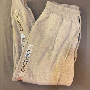 bebe gray sweatpants